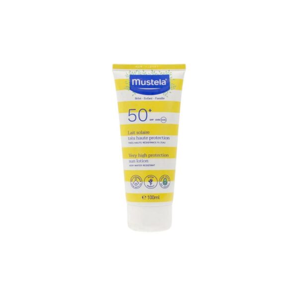 MUSTELA LAIT SOLAIRE SPF50+ TRES HAUTE PROTECTION 100ML