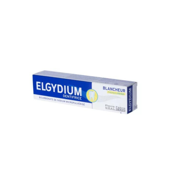ELGYDIUM Blancheur fraîcheur citron – dentifrice 75 ml