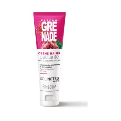 SOLINOTES PARFUM GRENADE CREME MAINS PETILLANTE UNE EXPLOSION GOURMANDE ET DE REPARATION 30 ML