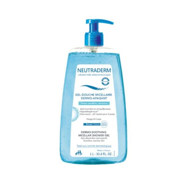 NEUTRADERM GEL DOUCHE MICELLAIRE DERMO APAISANT 500ML