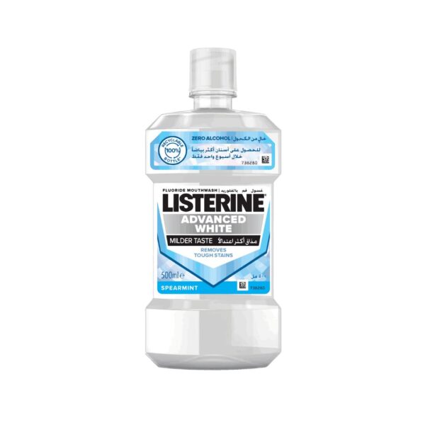 LISTERINE ADVANCE WHITE MILDER TASTE MOUTHWASH