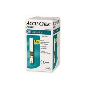 ACCU-CHEK ACTIVE 25 BANDELETTES REACTIVES