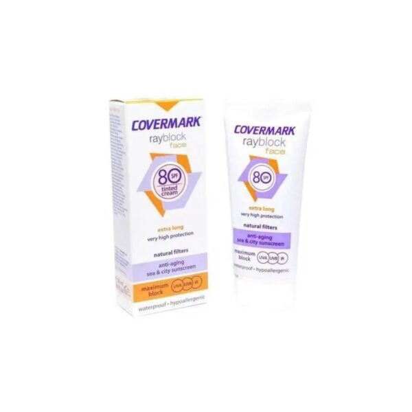 RAYBLOCK FACE SPF80 HE VISIBLE SOFT BROWN 50ML