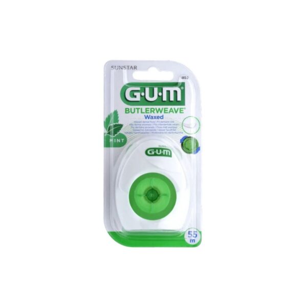 Gum Butlerweave Fil Dentaire Ciré Mentholé n°1855
