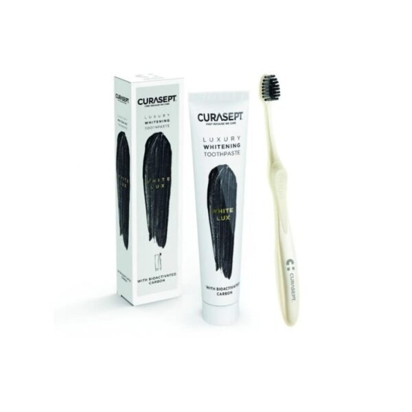CURASEPT WHITE LUXURY WHITENING DENTIFRICE 75ML