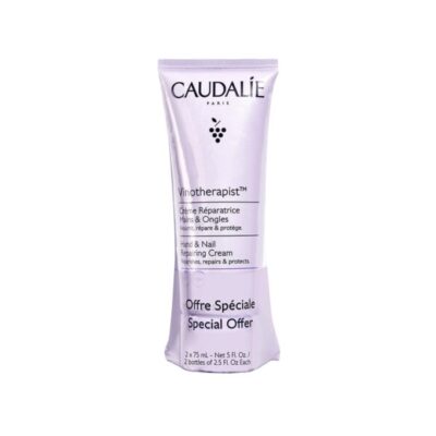CAUDALIE – Duo Crème Réparatrice Mains et Ongles – 75 mL