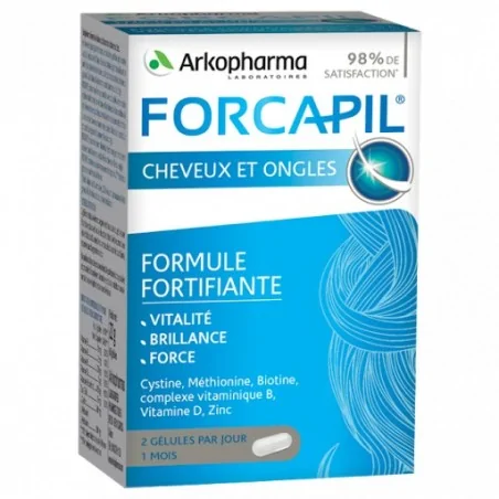 Arkopharma Forcapil Cheveux et Ongles 180 gélules