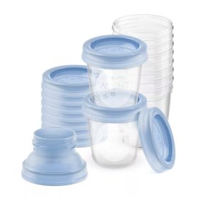 AVENT 10 POTS DE RECHANGES VIA 180 ML
