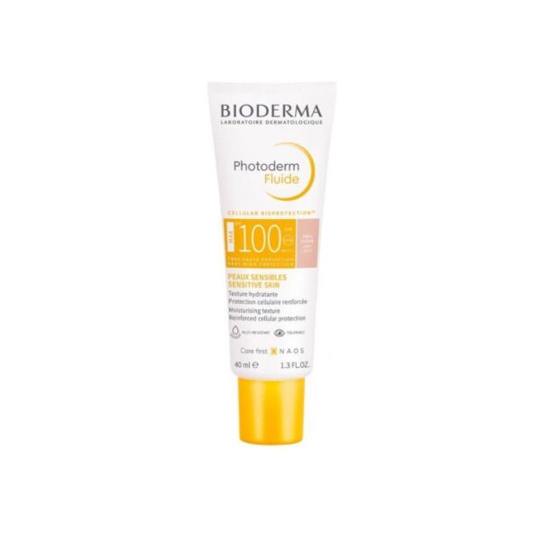 BIODERMA PHOTODERM MAX FLUIDE SPF100 TEINTE TRÈS CLAIRE 40ML