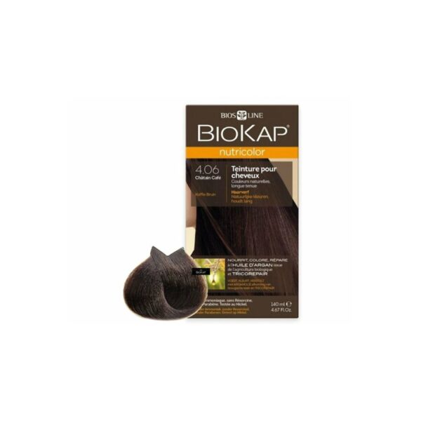 BIOKAP NUTRICOLOR 4.06 CHÃTAIN CAFÉ