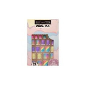 BYS MINI ME NAILS 24 PC HAPPY