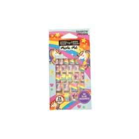 BYS PRESSON NAILS RAIN BOW UNICORN