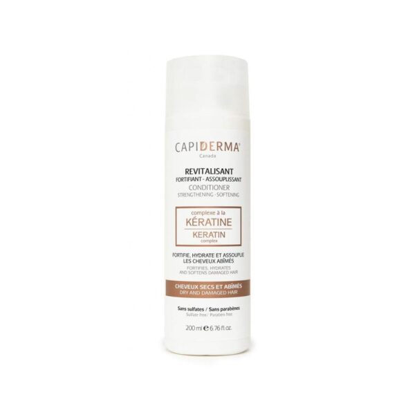 CAPIDERMA REVITALISANT APRÉS-SHAMPOOING À LA KÉRATINE 200ML