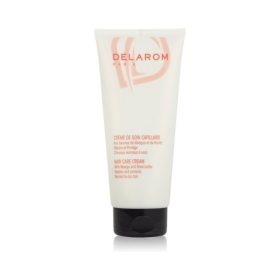 DELAROM CREME DE SOIN CAPAILLAIRE AUX BEURRES DE MANGUES ET DE KARITÀˆ RÀ‰PARE T PROTÀˆGE CHEVEUX NORMAUX À€ SECS 200 ML