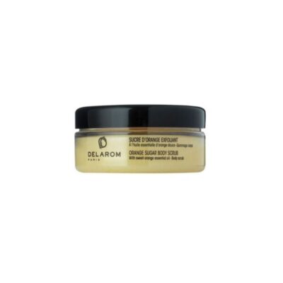 DELAROM SUCRE D’ORANGE EXFOLIANT GOMMAGE CORPS À L’HUILE ESSENTIELLE D’ORANGE DOUCE GOMMAGE POUR LE CORPS 150 ML