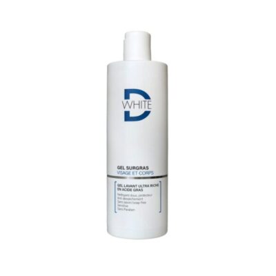 DWHITE GEL DOUCHE SURGRAS VISAGE ET CORPS – TOUT TYPE DE PEAU 400 ML