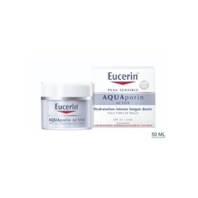 EUCERIN AQUAPORIN ACTIVE SOIN HYDRATANT SPF25+ UVA PROTECTION