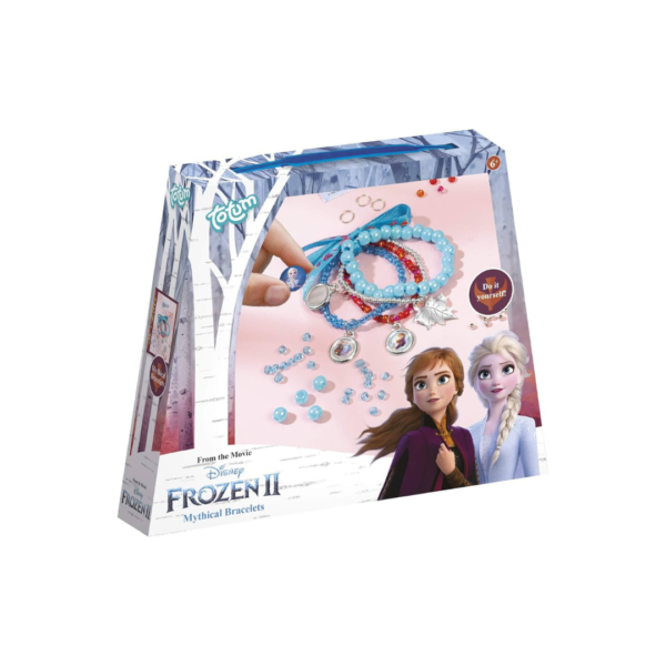 FROZEN II KIT REINE DES NEIGES 4 COLLIERS+4 BAGUES+2 BRACELETS+PEIGNE+8 PINCES+6 ELASTIQUES+SERVIETTE MAGIQUE