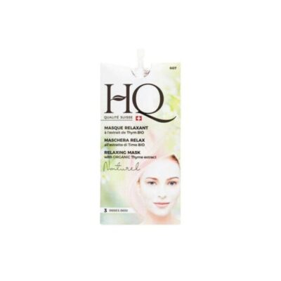 HQ MASQUE RELAXANT DRY & SENSITIVE A L’EXTRAIT DE THYM BIO 15ML- 3 DOSES