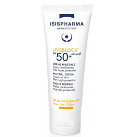 ISISPHARMA UVEBLOCK 50+ CRÈME MINÉRALE INVISIBLE 40ML
