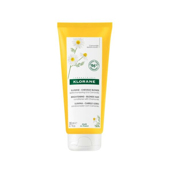 Klorane – Baume Après-shampoing Reflets Blonds à la Camomille – Cheveux blonds à châtains