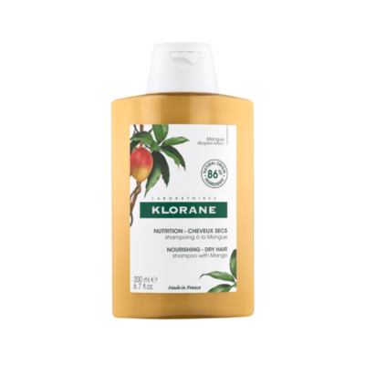Klorane – Shampoing Nutrition à la Mangue – Cheveux secs