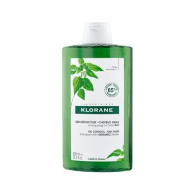 Klorane – Shampoing Séboréducteur à l’Ortie BIO – Cheveux gras 400ml