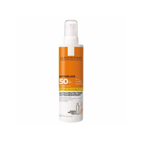 La Roche-Posay Anthelios Fluide Solaire Invisible Spray SPF50+ Peau Sensible | 200ml
