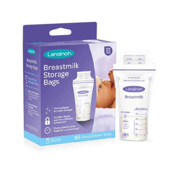 LANSINOH SACHETS DE CONSERVATION DE LAIT MATERNEL 50U