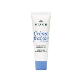 NUXE CRÈME FRAÎCHE DE BEAUTÉ – FLUIDE MATIFIANT HYDRATANT 48H 50ML – PEAUX NORMALES ET MIXTES