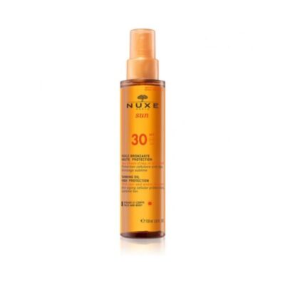 NUXE SUN – HUILE BRONZANTE VISAGE ET CORPS SPF30 SPRAY 150ML