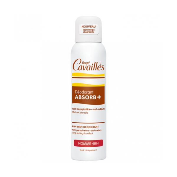 ROGE CAVAILLES – DEO ABSORB+ SOIN RÉGULATEUR HOMME SPRAY 150ML