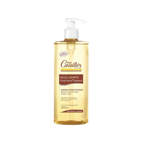 ROGE CAVAILLES – DERMO U.H.T HUILE LAVANTE SURGRAS 500ML