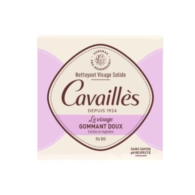 ROGE CAVAILLES – NETTOYANT VISAGE SOLIDE GOMMANT DOUX 70G Nouveau