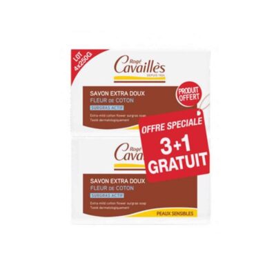ROGE CAVAILLES – SAVON PARFUME FLEUR DE COTON 250G X2