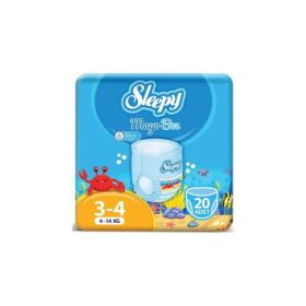 SLEEPY NATURAL SWIMMING ECO TRAINING PANTS MIDI-MAXI X 20