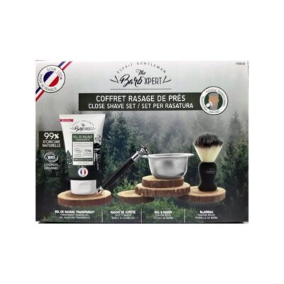 THE BARB’ XPERT COFFRET RASAGE DE PRES THE HAIR’ XPERT: GEL RASAGE+SET RASAGE TRADITIONNEL