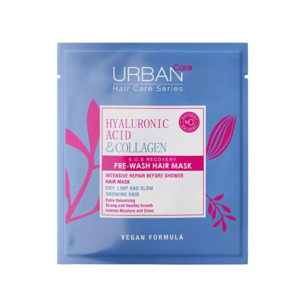 URBAN CARE MASQUE RÉPARATEUR AVANT LAVAGE ACIDE HYALURONIQUE & COLLAGÈNE 50ML