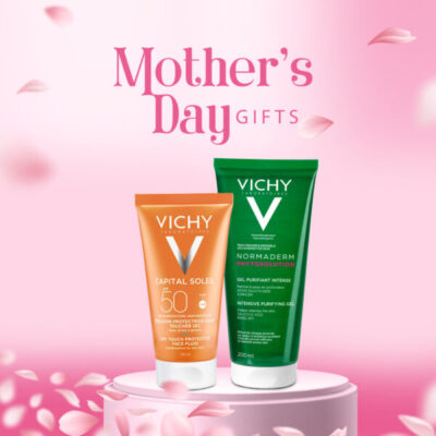 PACK VICHY CAPITAL SOLEIL ÉMULSION ANTI-BRILLANCE TOUCHER SEC SPF50 +NORMADERM GEL PURIFIANT 200ML