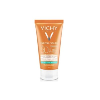 Vichy Capital Soleil BB Émulsion Toucher Sec Teintée SPF50 Peau Sensible Mixte à Grasse | 50ml