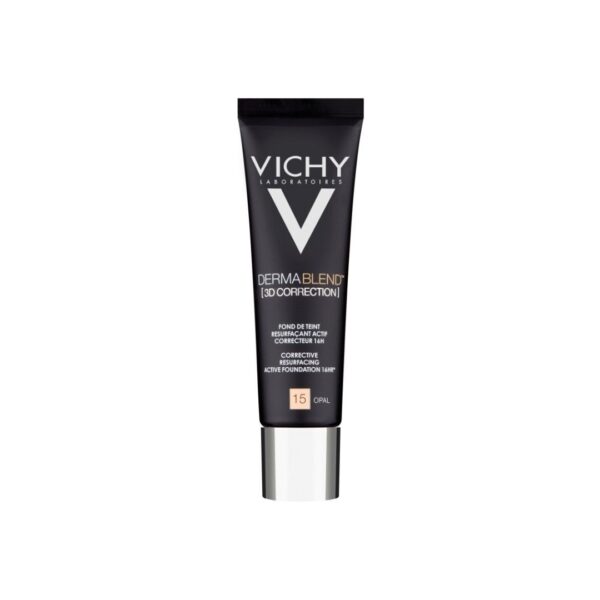 Vichy Dermablend Fond de Teint Correction 3D SPF25 Peau Grasse Acnéique 15 OPAL | 30ml