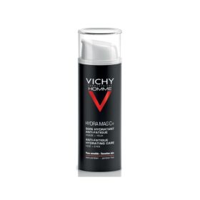 Vichy Homme Hydra Mag C+ Soin Hydratant Anti-Fatigue Visage et Yeux Sensibles | 50ml