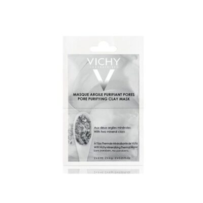 Vichy Masque Minéral Bidose Argile Purifiant Peau Mixte à Grasse | 2 x 6ml