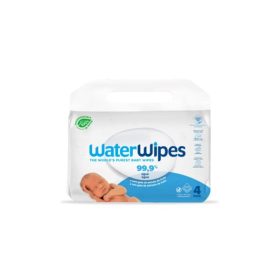 WATERWIPES BABY 4X60 PK BIO